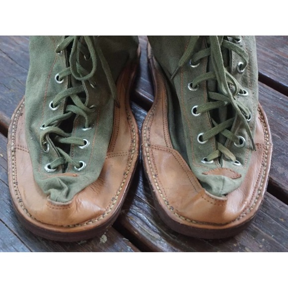 Vintage 1940s JJ Chabrat WWII French Military Ice Snow Boots Cleats France sz 52 - Picture 3 of 14